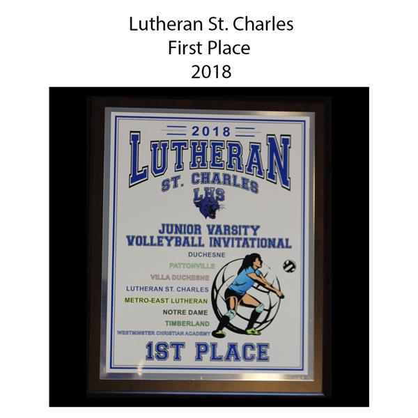2018 Lutheran St.Charles First place 